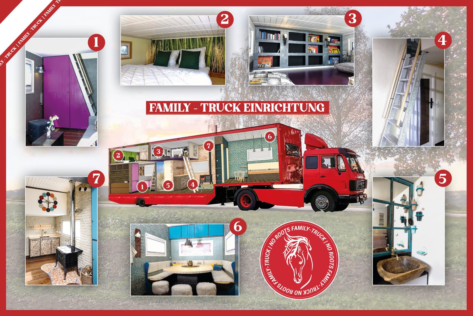 Daimler-Benz 1017 S Außenansicht - NO ROOTS FAMILY TRUCK